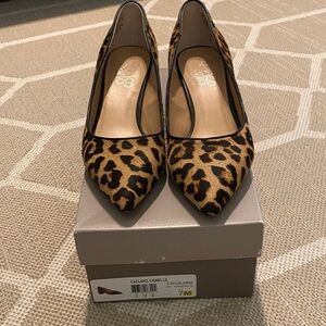 Franco Sarto Leopard Print Heels